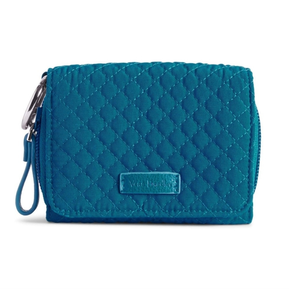 Vera Bradley RFID Card case bahama blue